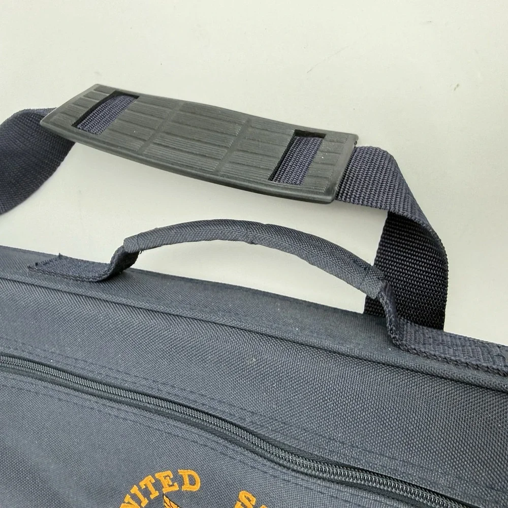 United States Air Force Embroidered Messenger Bag Laptop Briefcase Black Travel
